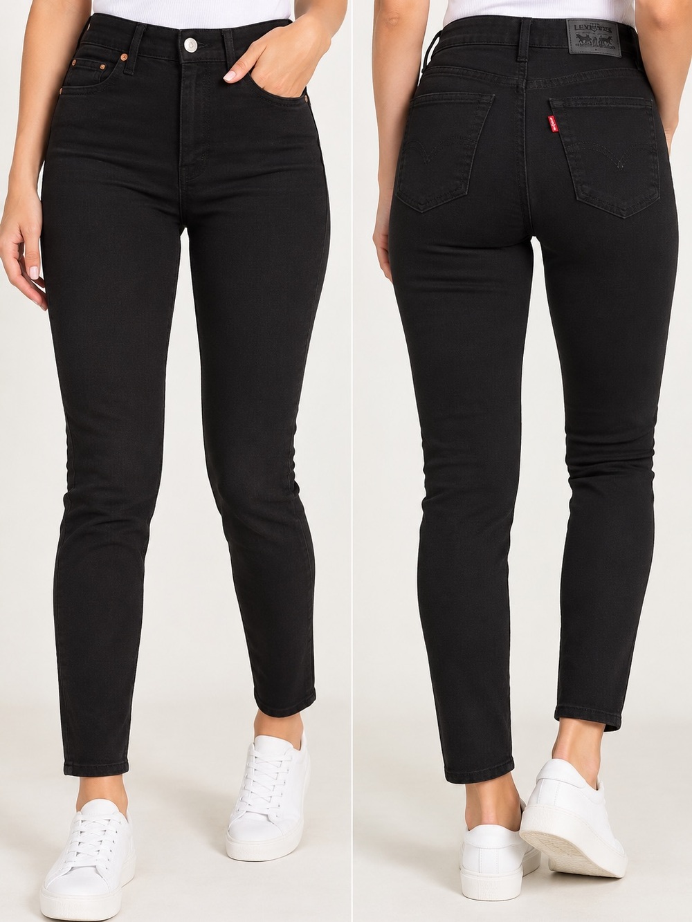 Levi's Black High-Rise Skinny Jeans